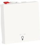 Schneider Electric Intrerupator revenire simbol lumina cu led 2M Schneider Noua Unica alb NU320618LN (NU320618LN)