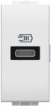 Legrand Priza USB 1M Tip C 5-9-12V 1500mA Living Light Bticino alb N4192C (N4192C)