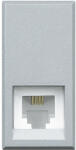 Legrand Priza telefon RJ11 Axolute Bticino 1M aluminiu HC4258 11N (HC4258/11N)