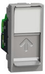 Schneider Electric Priza RJ45 CAT6A FTP 1M Schneider Noua Unica aluminiu NU344830 (NU344830)