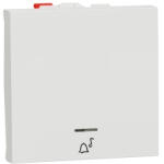Schneider Electric Intrerupator revenire simbol sonerie cu led 2M Schneider Noua Unica alb NU320618CN (NU320618CN)