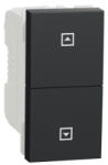Schneider Electric Intrerupator jaluzele cu revenire 1M Schneider Noua Unica antracit NU310754SC (NU310754SC)