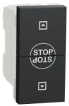 Schneider Electric Intrerupator jaluzele 1M Schneider Noua Unica antracit NU310854SC (NU310854SC)