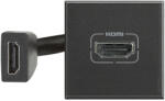 Legrand Priza conector HDMI Axolute Bticino 2M antracit HS4284 (HS4284)