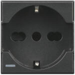 Legrand Priza schuko standard german italian 2M Axolute Bticino antracit HS4140 16 (HS4140/16)