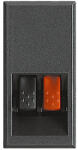 Legrand Priza audio boxe cu clips Axolute Bticino 1M antracit HS4294 (HS4294)