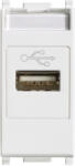 Vimar Priza conector date USB 1M Vimar Plana alb 14345 (14345)