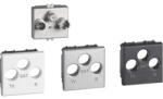 Legrand Priza TV R SAT Axolute Bticino 2M alb aluminiu antracit H4210M2D (H4210M2D)