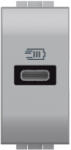 Legrand Priza USB 1M Tip C 5-9-12V Living Light Bticino aluminiu NT4192C (NT4192C)