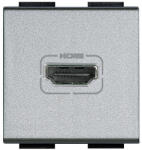 Legrand Priza conector HDMI Living Light Bticino 2M aluminiu NT4284 (NT4284)