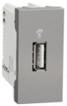 Schneider Electric Priza USB date 1M Schneider Noua Unica aluminiu NU342930 (NU342930)