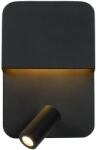 Lucide Boxer fekete LED fali lámpa (LUC-79200/08/30) LED 1 izzós IP20 (79200/08/30)