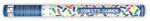 PartyDeco Konfetti ágyú, 60cm, színes téglalapokat kilövő (LUFI298967)