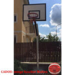 Anastasia Sport Sistem baschet mono stalp MODEL100, panou 120x90 cm, inel si plasa, fixare prin betonare (BL1+BL12+BL17)