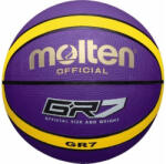 Molten Minge baschet Molten BGR7-VY, cauciuc premium, marimea 7, mov galben, indoor outdoor (BGR7-VY)