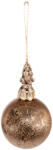 Clayre & Eef Set 6 globuri sticla maro model Brad 8x14 cm (6GL4070)