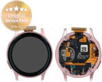 Samsung Galaxy Watch Active 2 40mm R830, R835 - Ecran LCD + Sticlă Tactilă + Ramă (Gold) - GH82-21104B Genuine Service Pack, Black