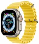 FixPremium - Curea Ocean Loop pentru Apple Watch (42, 44, 45 & 49mm), galben