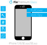 FixPremium Privacy Anti-Spy Glass - Geam securizat pentru iPhone 7, 8, SE 2020 & SE 2022