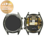 Huawei Watch GT Sport Fortupe B19S - Ecran LCD + Sticlă Tactilă + Ramă (Black) - 02352GNG Genuine Service Pack, Black