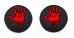 FixPremium - PS4/PS5 Bloody Hands Controller Grip Caps - set de 2 buc