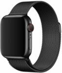 FixPremium - Curea Milanese Loop pentru Apple Watch (38, 40 & 41mm), negru