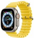 FixPremium - Curea Ocean Loop pentru Apple Watch (38, 40 & 41mm), galben