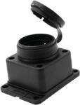 Elvon Electric Priza prelungitor din cauciuc 16A cu 1 priza cu capac (30402)