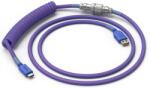GLORIOUS PC Gaming Race Nebula USB-C Cablu spiralat lila (GLO-CBL-COIL-NEBULA)