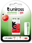 Uniross Hybrio 9 volt element (E) 200mAh 1buc (UH19V200) Baterii de unica folosinta
