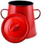 Perfect Home zománcozott zsírosbödön 5 literes, piros (10427) (10427)