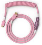 GLORIOUS PC Gaming Race USB-C Cablu spiralat roz (GLO-CBL-COIL-PP)