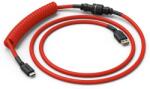 GLORIOUS USB-C Cablu spiralat roșu (GLO-CBL-COIL-RED)