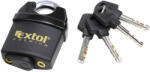Extol Premium biztonsági lakat, levágás elleni védelemmel, festett, vízálló, 4db kulcs; 50mm (8857750)