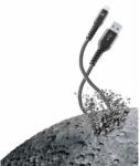 Cellularline Кабел Cellular Line Extreme, от USB-A(м) към Lightning(м), подсилен, черен (TETRACABMFI1MK)
