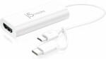 j5create Видео адаптер j5create JUA165C, За андроид, USB-C/USB-B мъжко - HDMI женско, Бял (J5-JUA165C) - cybertrade