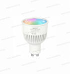 MiBoxer Mi-Light MiBoxer RGB+CCT színes spot LED izzó szabályozható GU10 6W állítható fényerő 2, 4GHz FUT106 (FUT106)