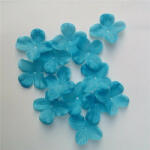  Örökzöld selyem virágszirmok (100 db) kék (KBL-834-04)