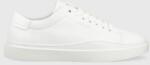 Calvin Klein sneakers LOW TOP LACE UP LTH culoarea alb, HM0HM01051 9BYX-OBM00E_00X