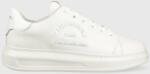 Karl Lagerfeld sneakers din piele KAPRI MENS culoarea alb, KL52539 9BYX-OBM0IB_00X