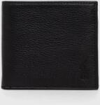 Ralph Lauren portofel de piele bărbați, culoarea negru 405914235 9BYX-PFM05S_99X
