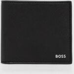 Boss portofel de piele bărbați, culoarea negru 50485600 9BYX-PFM023_99X