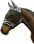 Covalliero RugBe Zebra mască împotriva muștelor cu protecție pentru urechi (Full)