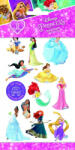 Funny Products Disney Hercegnők - Gyerek matrica tetoválás - Funny Products