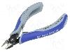 KNIPEX Clesti cu cap foarte ascutit, de precizie, fateta mica, laterali, pentru taiere, otel crom-vanadium, KNIPEX - 79 32 125 Cleste