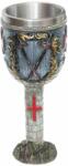 Tole 10 Imperial Pocal Medieval Templar Castle 18cm 200ml decorat 360grade Tole 10 Imperial 39384
