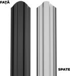 BILKA Sipca metalica pentru gard BILKA Negru Ral 9005 Lucios 92.9 X 0.5 mm 100cm (18004)