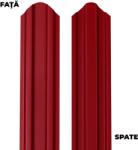 BILKA Sipca metalica pentru gard BILKA Rosu Dublu Ral 3011 Lucios 92.9 X 0.60 mm 100cm (17834)
