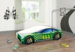 MyKids Pat Tineret MyKids Race Car 04 Green-160x80 (00070445) - casaplus