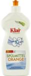 KLAR Detergent lichid sensitiv cu portocala pentru vase, fara parfum 500ml